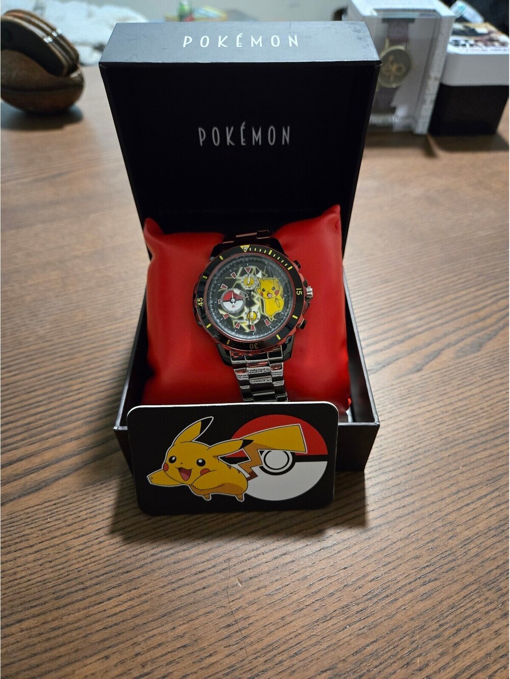 Pokemon Limited Edition Pikachu Wristwatch with Metal Band